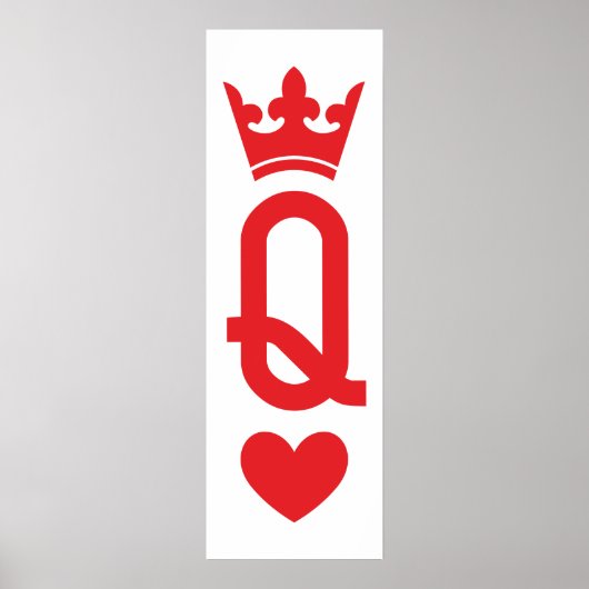 Kartenkönigin Poster (Vorne)