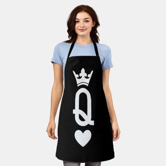 Kartenkönigin Schürze (Getragen)