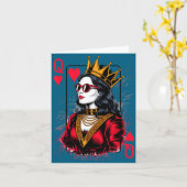 Kartenkönigin Valentinstag Herzen Nation Karte (Gelbe Blume)