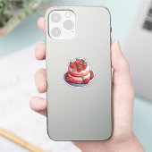 Kartenkuchen Aufkleber (Telefon)