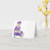 Kartenleere innerhalb der griechischen Fischer Karte (Gelbe Blume)