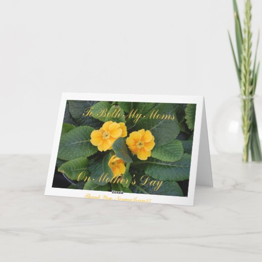 Kartenlesbe Mamas der Mutter Tages Karte (Rückseite)