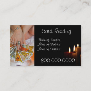 Kartenlesedienst, Tarot usw. Visitenkarte