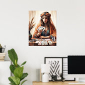 *~* Kartenleser 6 A100 Psychische Boho Sinti und R Poster (Heimbüro)