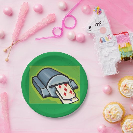 Kartenmaschine Pappteller (Party)