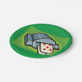 Kartenmaschine Pappteller (Schrägansicht)