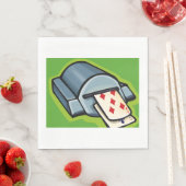 Kartenmaschine Serviette (Beispiel)