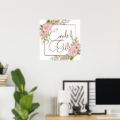 Kartenmaterial für verführerische Rose und Geschen Poster (Heimbüro)