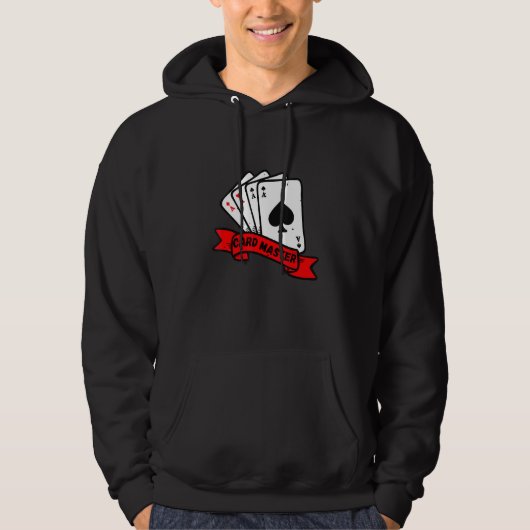 Kartenmeister - Poker Karten spielen Rummy Blackja Hoodie (Vorderseite)