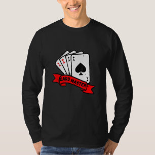Kartenmeisterkarte Poker Rummy Blackjack Pl T-Shirt