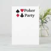 Kartenmuster anzeigen einladung (Stehend Vorderseite)