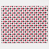 Kartenmuster anzeigen fleecedecke (Vorderseite (Horizontal))