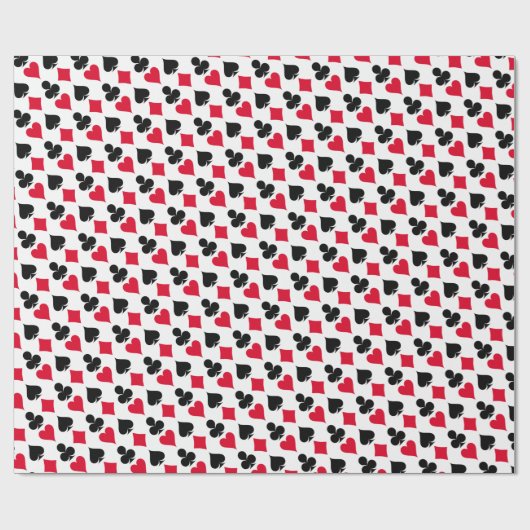 Kartenmuster anzeigen geschenkpapier (Flach)