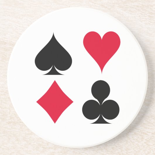 Kartenmuster anzeigen getränkeuntersetzer (Vorne)