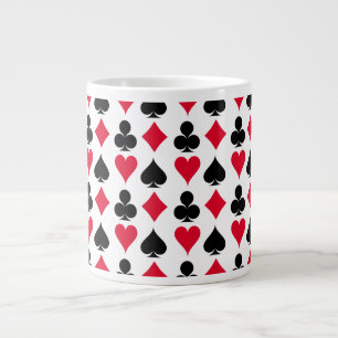 Kartenmuster anzeigen Jumbo-Tasse