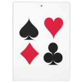 Kartenmuster anzeigen klemmbrett (Rückseite)