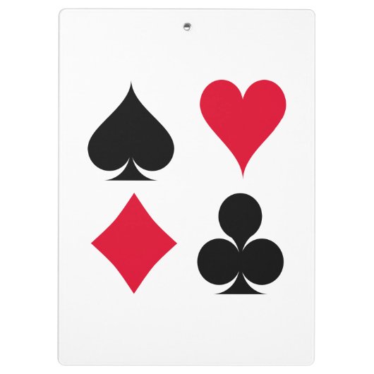 Kartenmuster anzeigen klemmbrett (Rückseite)