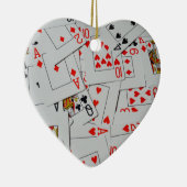 Kartenmuster auf der Kartendecke, Keramikornament (Rechts)