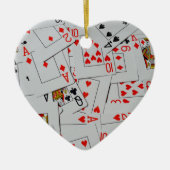 Kartenmuster auf der Kartendecke, Keramikornament (Vorne)