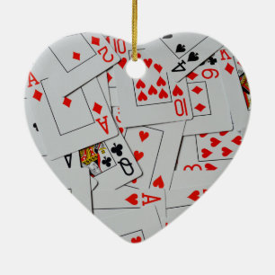 Kartenmuster auf der Kartendecke, Keramikornament