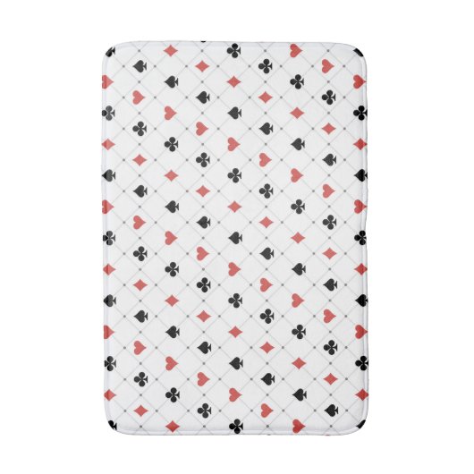 Kartenmuster Badematte (Vorderseite Vertikal)