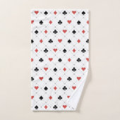 Kartenmuster Badhandtuch Set (Handtuch)