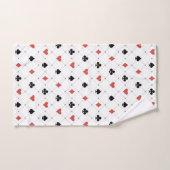 Kartenmuster Badhandtuch Set (Handtuch)