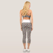 Kartenmuster Capri Leggings (Rückseite)