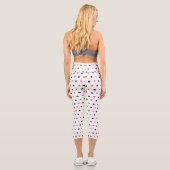 Kartenmuster Capri Leggings (Rückseite)