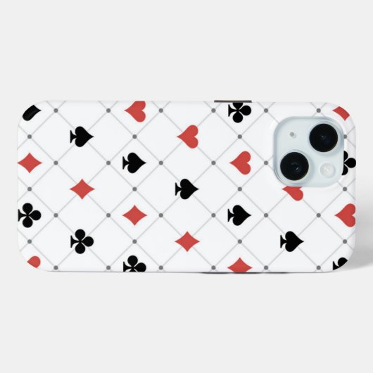 Kartenmuster Case-Mate iPhone Hülle (Rückseite (Horizontal))