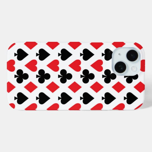 Kartenmuster Case-Mate iPhone Hülle (Rückseite (Horizontal))