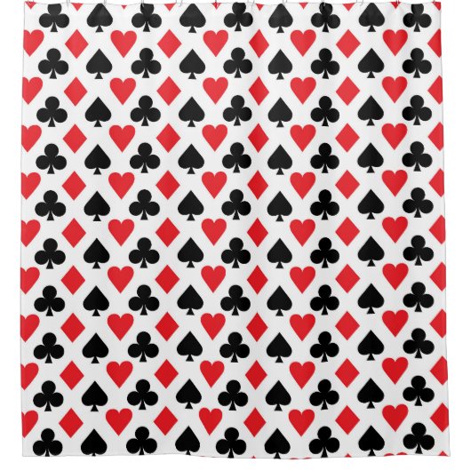 Kartenmuster Duschvorhang (Vorderseite)