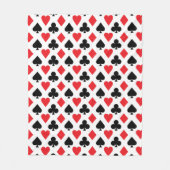 Kartenmuster Fleecedecke (Vorderseite)