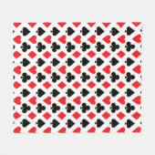 Kartenmuster Fleecedecke (Vorderseite (Horizontal))