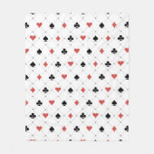 Kartenmuster Fleecedecke (Vorderseite)