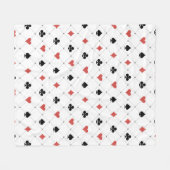 Kartenmuster Fleecedecke (Vorderseite (Horizontal))