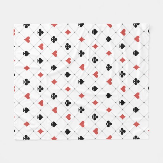 Kartenmuster Fleecedecke (Vorderseite (Horizontal))