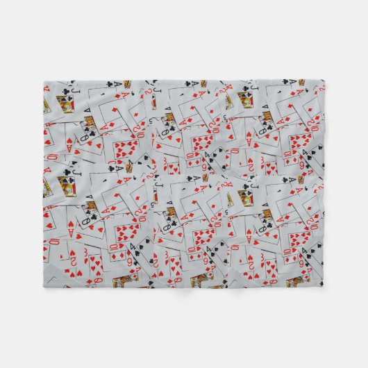 Kartenmuster, Fleecedecke (Vorderseite (Horizontal))