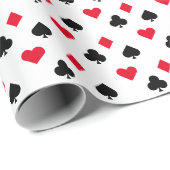 Kartenmuster für den Anzug Geschenkpapier (Rolleneckpunkt)