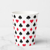 Kartenmuster für den Anzug Pappbecher (Rechts)