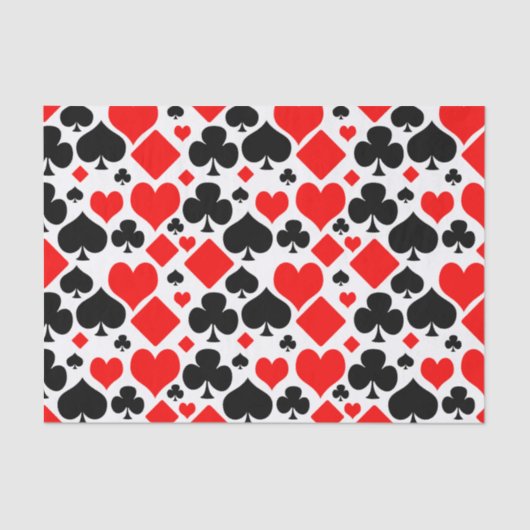 Kartenmuster für den Anzug Seidenpapier (Vorderseite)