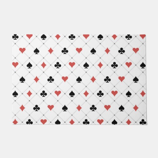 Kartenmuster Fußmatte (Vorderseite)