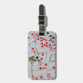 Kartenmuster, Gepäckanhänger (Vorderseite vertikal)