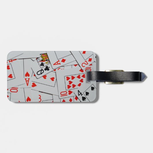 Kartenmuster, Gepäckanhänger (Rückseite horizontal)