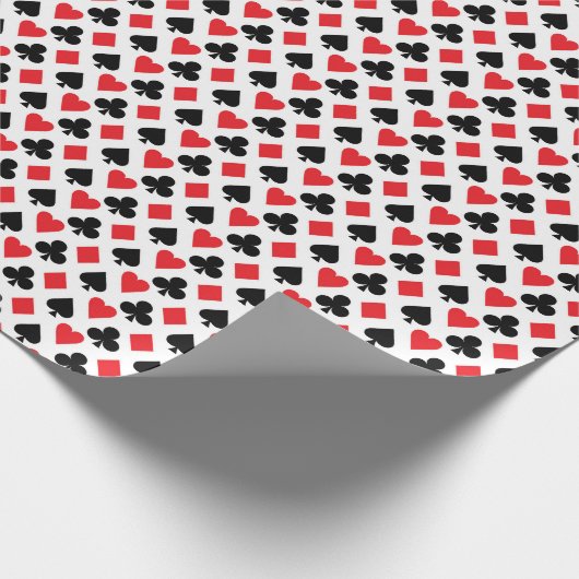 Kartenmuster Geschenkpapier (Ecke)