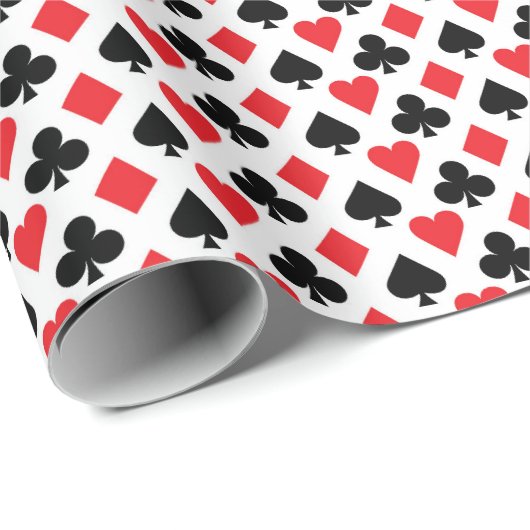 Kartenmuster Geschenkpapier (Rolleneckpunkt)