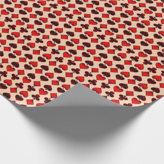 Kartenmuster Geschenkpapier (Ecke)