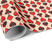 Kartenmuster Geschenkpapier (Rolleneckpunkt)