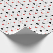 Kartenmuster Geschenkpapier (Ecke)