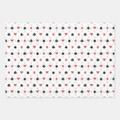 Kartenmuster Geschenkpapier Set (Vorderseite 3)